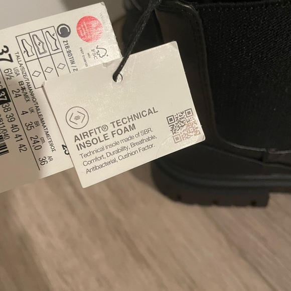 Zara Lug Sole Ankle Boots (EU 37/ US 6.5) - Picture 11 of 13